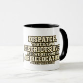Feuerwehrchef Dispatch falscher Bezirk Tasse (VorderseiteRechts)