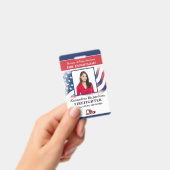 Feuerwehrdienstmitarbeiter Foto-ID-Karte Ausweis (Handheld)