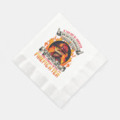 Feuerwehrechsen Serviette (Ecke)