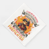 Feuerwehrechsen Serviette (Ecke)
