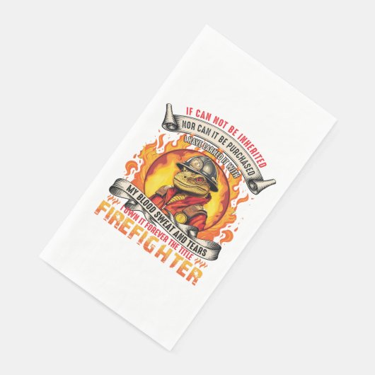 Feuerwehrechsen Serviette (Ecke)