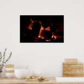 Feuerwehren Winterbrennprotokolle Poster (Küche)