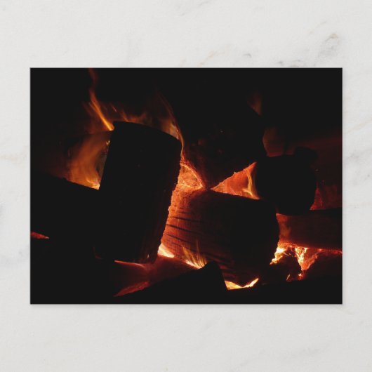 Feuerwehren Winterbrennprotokolle Postkarte (Vorderseite)