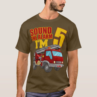 Feuerwehrfahrer Kid Fire Truck Birthday Sound The  T-Shirt