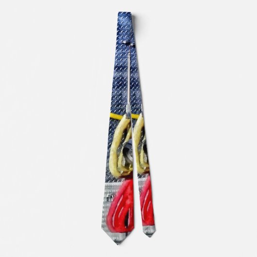 Feuerwehrfahrzeug mit Schläuchen und Lux Krawatte (Vorderseite)