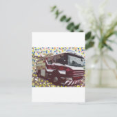 Feuerwehrfahrzeug Postkarte (Stehend Vorderseite)