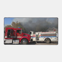 Feuerwehrfahrzeug Schreibtischunterlage