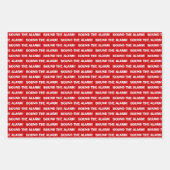 Feuerwehrfahrzeug-Umschlagpapier Geschenkpapier Set (Vorderseite 2)