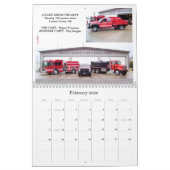 Feuerwehrfahrzeuge - 12-monatiger Kalender (Feb 2026)
