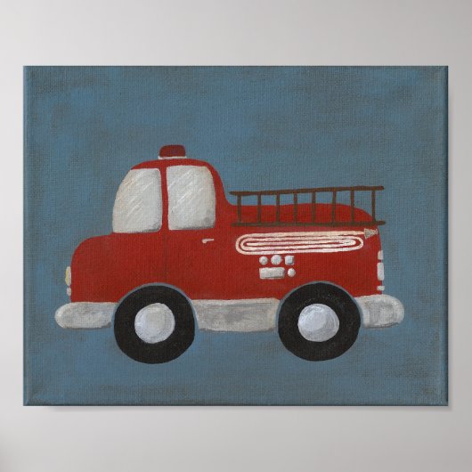 Feuerwehrfahrzeuge 8 X 10 Poster (Vorne)