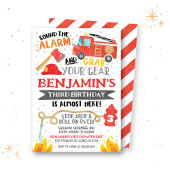 Feuerwehrfahrzeuge Einladung zum Geburtstag