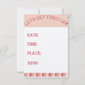 Feuerwehrfahrzeuge Einladung zum Geburtstag (Rückseite)