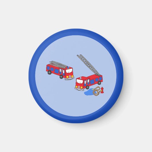 Feuerwehrfahrzeuge Magnet (Vorne)