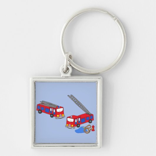 Feuerwehrfahrzeuge Schlüsselanhänger (Vorne)