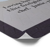 Feuerwehrfeier zum Foto des Lebens, Beerdigung Poster (Ecke)