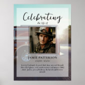 Feuerwehrfeier zum Foto des Lebens, Beerdigung Poster (Vorne)