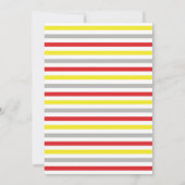 Feuerwehrfeuer Motor Geburtstagsparty Einladung (Rückseite)