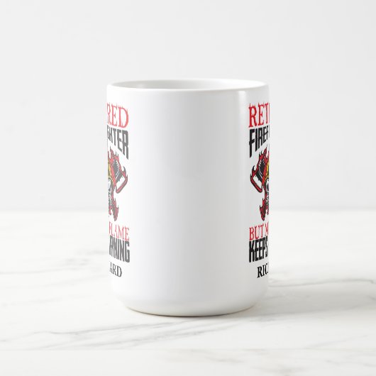 'Feuerwehrfeuer neu entzünden' behalte brennen Kaffeetasse (Mittel)