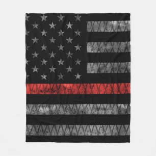 Feuerwehrfeuerflagge Fleecedecke