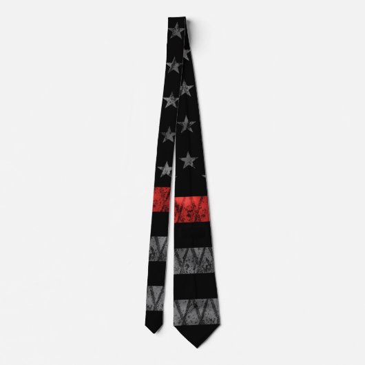 Feuerwehrfeuerflagge Krawatte (Rückseite)