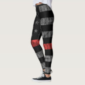 Feuerwehrfeuerflagge Leggings (Links)