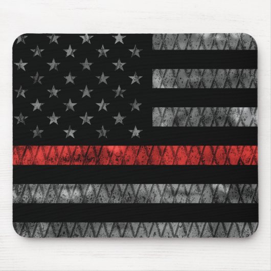 Feuerwehrfeuerflagge Mousepad (Vorne)