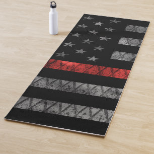 Feuerwehrfeuerflagge Yogamatte
