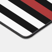 Feuerwehrfeuerlöschablage mit dünner roter Linie Schreibtischunterlage (Ecke)