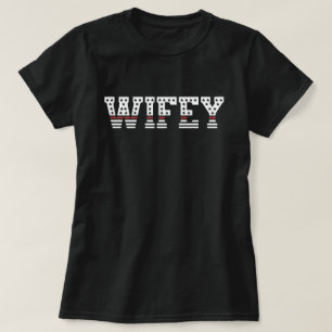 Feuerwehrfeuerwehr Wifey Thin Red Line Feuerwehrma T-Shirt