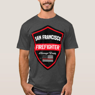 Feuerwehrfeuerwehrmann in San Francisco T-Shirt