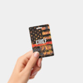 Feuerwehrflagge Ausweis (Handheld)