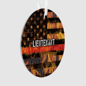 Feuerwehrflagge Ornament (Vorderseite)