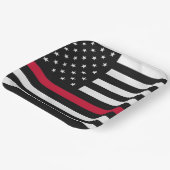 Feuerwehrflagge Pappteller (Gewinkelt)