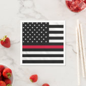 Feuerwehrflagge Serviette (Beispiel)