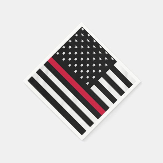 Feuerwehrflagge Serviette (Ecke)