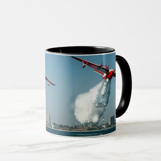 Feuerwehrflugzeug Tasse (VorderseiteRechts)