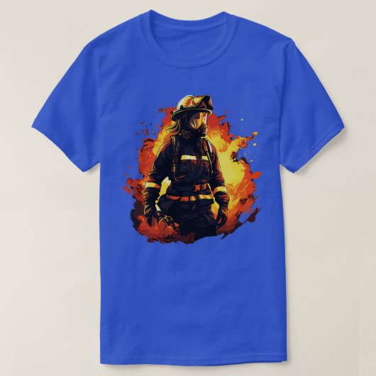 Feuerwehrfrau 1 T-Shirt (Design vorne)