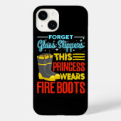 Feuerwehrfrau Diese Prinzessin trägt Feuerstiefel Case-Mate iPhone Hülle (Rückseite)