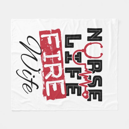 Feuerwehrfrau für Krankenversicherung, Ehefrau und Fleecedecke (Vorderseite (Horizontal))