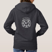 Feuerwehrfrau Hoodie (Rückseite)
