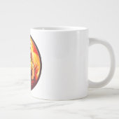 Feuerwehrfrau Jumbo-Tasse (Rechts)