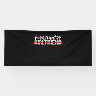 Feuerwehrfrau Thin Red Line Feuerwehrfrau Banner