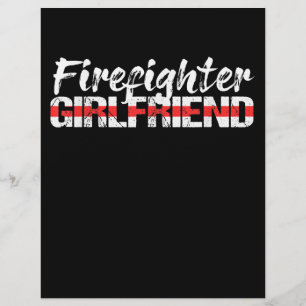 Feuerwehrfrau Thin Red Line Feuerwehrfrau Flyer