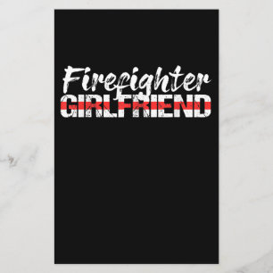 Feuerwehrfrau Thin Red Line Feuerwehrfrau Flyer