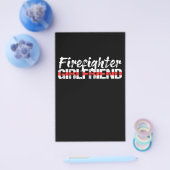 Feuerwehrfrau Thin Red Line Feuerwehrfrau Flyer (Einzeln)