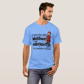 Feuerwehrfrau und Mutter T-Shirt (Vorne ganz)