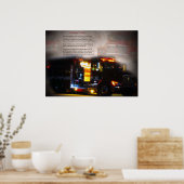 Feuerwehrgebet Poster (Küche)