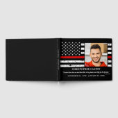 Feuerwehrgefecht-Gedenkmal Thin Red Line Foto Beer Gästebuch (Voll)