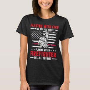 Feuerwehrgeschenk für Männer Lustiges Feuerwehr Wi T-Shirt