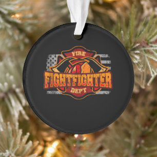Feuerwehrgiebigkeit der US-Feuerwehrleute unter de Ornament